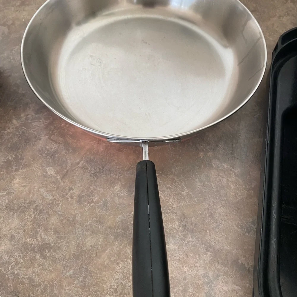 Revere 10” Copper Bottom Frying Pan with Black Handle - Picture 7 of 7